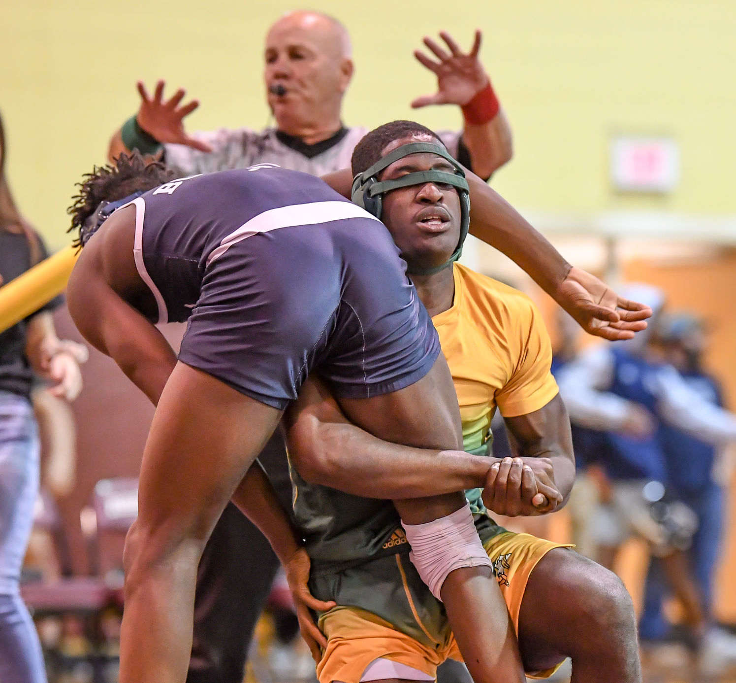 Wednesday night high school wrestling action
